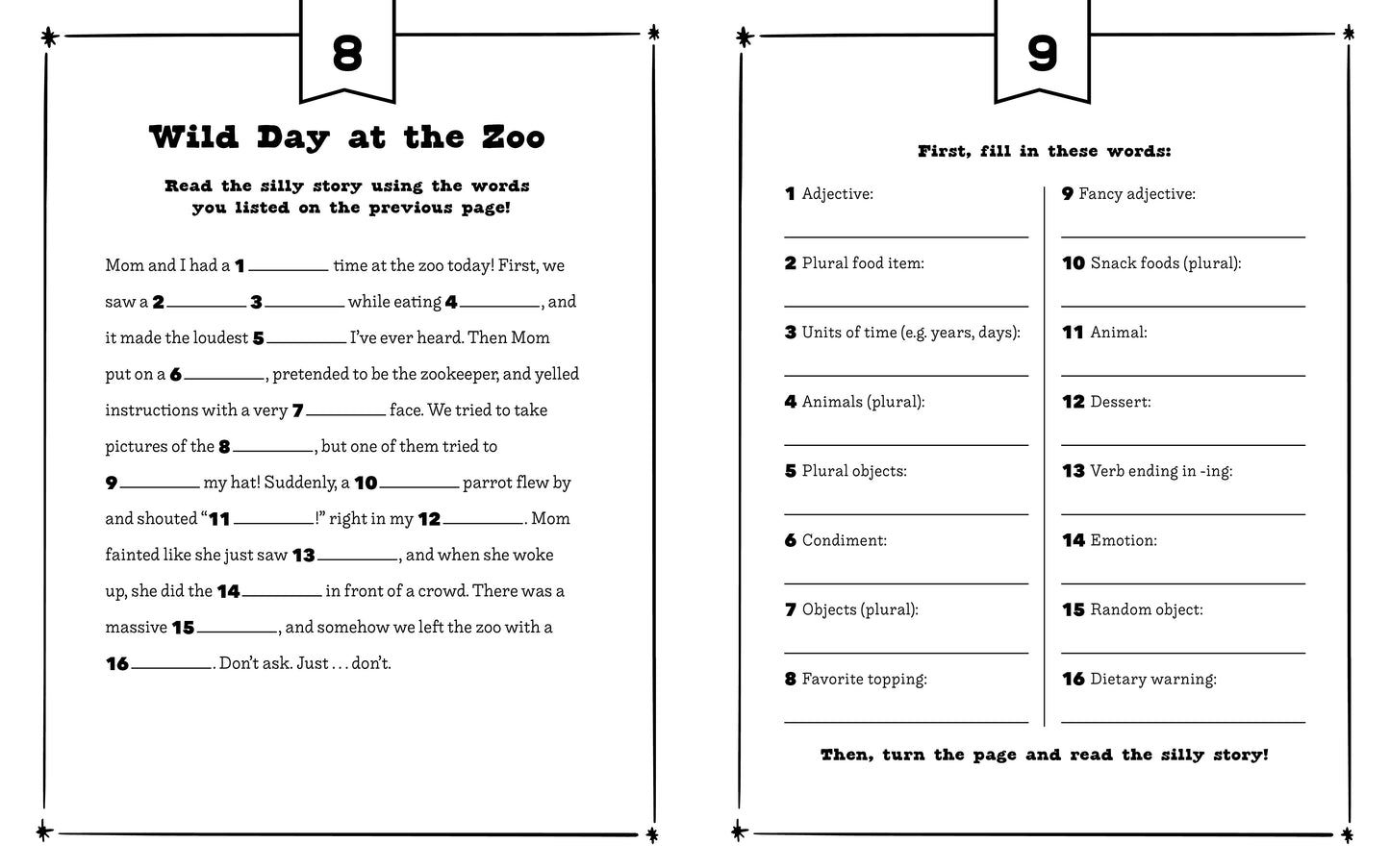 Me and Mom: Funny Fill-Ins