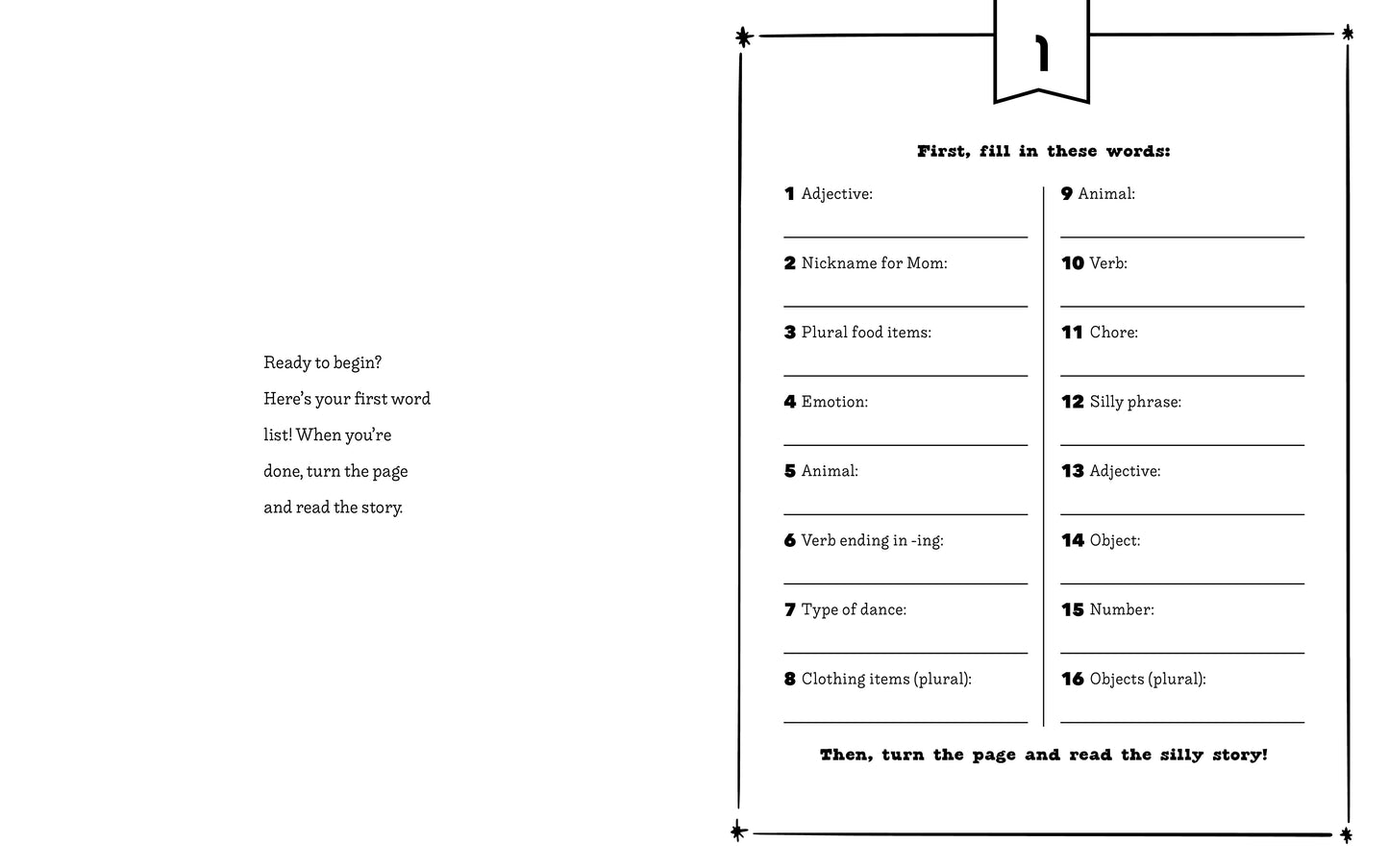 Me and Mom: Funny Fill-Ins