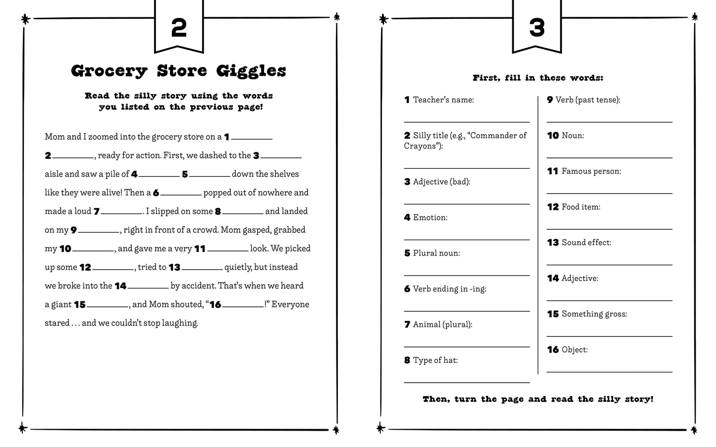 Me and Mom: Funny Fill-Ins